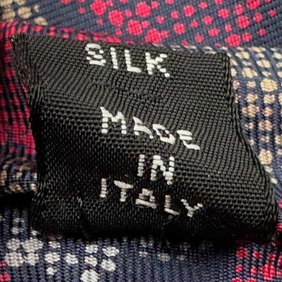 Enrico Coveri Mens Vintage Silk Dress Tie Made in Italy Abstract Floral 59" 3.5" - Picture 8 of 10